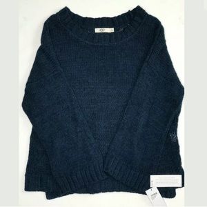 NEW UGG Women's W Nova Blue Pullover Sweater Large
